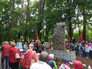 Митинг, посвященный Дню памяти и скорби, город Шлиссельбург. Предоставлено Администрацией Кировского района
