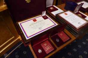 Торжественная церемония вручения государственных наград и наград Ленинградской области