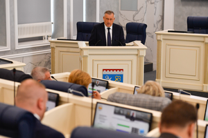 Участие губернатора Ленинградской области в завершающем весеннею сессию заседании Законодательного собрания