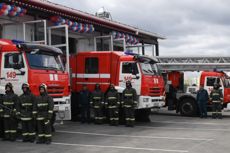 Новое пожарное депо открыто в Янино 