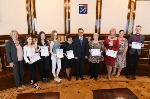 Церемония награждения победителей конкурса проектов по предоставлению бюджета для граждан в 2019 году