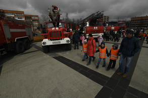 Торжественное мероприятие, посвященное 373-й годовщине со дня образования пожарной охраны России