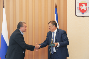 26-08-2014 Встреча губернатора  с председателем Совета министров Республики Крым