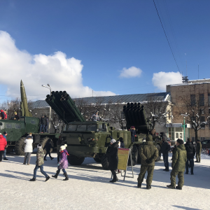Луга: Выставка военной техники и праздничный концерт "Доблесть Отчизны"