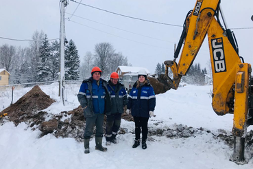 Газ приходит в новые дома