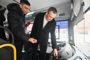 Презентация автобусов, полученных для обновления подвижного состава на востребованных пассажирских маршрутах Ленинградской области