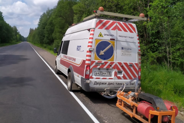 Дороги проверяют машины с датчиками