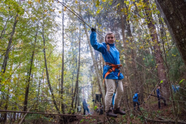 Туристы отправляются в поход
