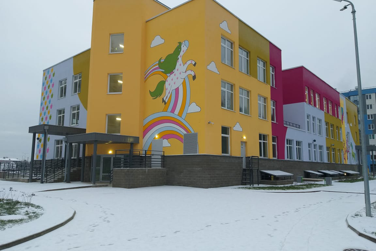 Новый детский сад для малышей из Янино