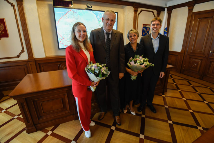 Область чествует олимпийскую чемпионку Светлану Колесниченко