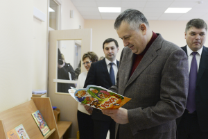 Александр Дрозденко принял участие в открытии детского сада Семицветик в городе Отрадное