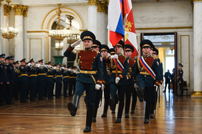 Торжественное мероприятие, посвященное вручению ордена Жукова Северо-Западному округу войск национальной гвардии Российской Федерации