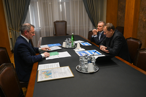 Рабочая встреча с руководителем Росреестра по Ленинградской области Игорем Шеляковым