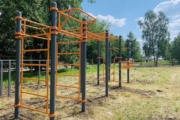 НАЦПРОЕКТЫ – НОВОСТИ ИЗ РАЙОНОВ: новая спортплощадка для жителей Нурмы