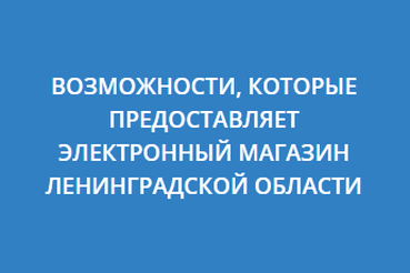 Электронный магазин Ленинградской области ― проще, чем кажется