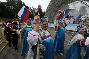 Участие губернатора Ленинградской области Александра Дрозденко в праздновании Дня России