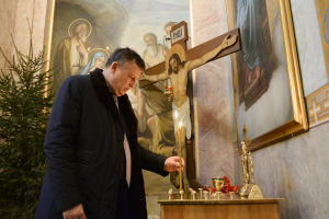 Губернатор Ленинградской области Александр Дрозденко посетил подворье Иоанновского ставропигиального женского монастыря в Вартемягах