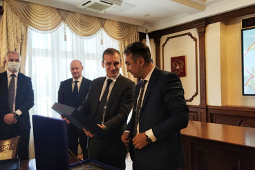 Область делится опытом с Узбекистаном