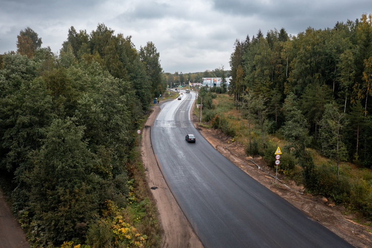 НАЦПРОЕКТЫ: завершается ремонт Выборгского шоссе