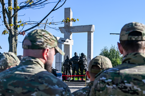 Торжественное открытие мемориала в честь героев специальной военной операции в Кудрово