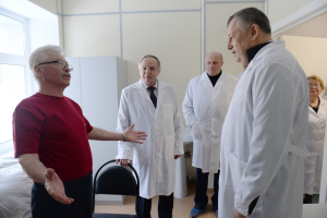 Посещение химиотерапевтического корпуса Ленинградского областного онкологического диспансера