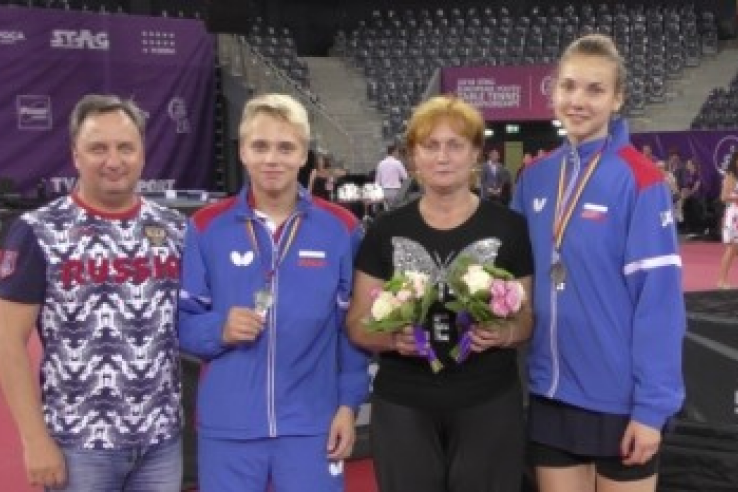 Ленинградские теннисисты - обладатели европейского золота