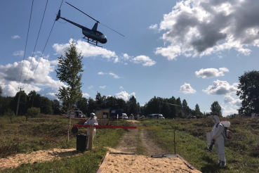 Учения по ликвидации условного очага африканской чумы свиней