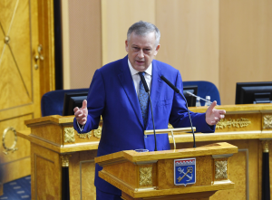 Отчет губернатора Ленинградской области перед Законодательным собранием