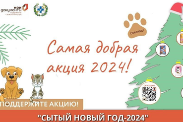 В Ленобласти стартует акция поддержки бездомных животных «Сытый Новый год»