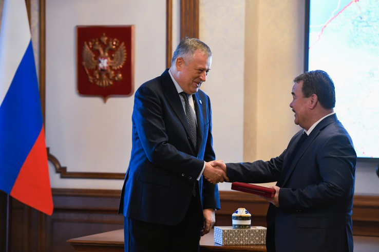 Область развивает сотрудничество с Киргизской Республикой