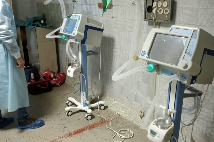 Новые аппараты ИВЛ — уже в больницах