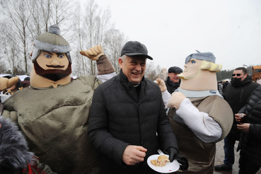 Область прощается с зимой в Прощёное воскресенье