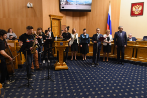Заседание законодательного собрания Ленинградской области