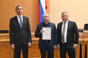 Церемония награждения ко Дню работника автомобильного и городского пассажирского транспорта