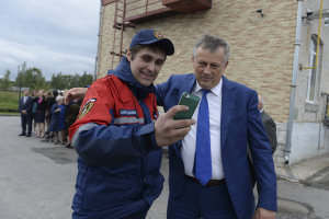 Передача аварийно-спасательного автомобиля Управлению по обеспечению гражданской безопасности Ленинградской области
