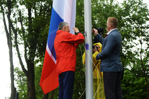 Участие губернатора Ленинградской области Александра Дрозденко в праздновании Дня России