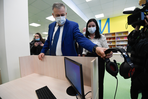 Новая школа на 1100 мест открылась в Кудрово