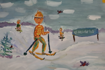 Юным художникам — награды за спортивные рисунки