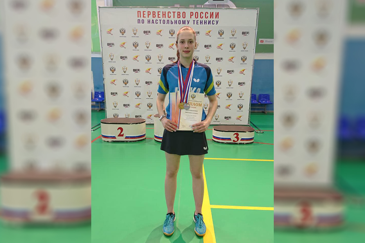 Ленинградская спортсменка подтвердила статус лучшего настольного теннисиста