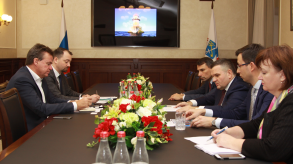 Встреча вице-губернатора Ленинградской области по внутренней политике с Председателем правления Российско-Германской внешнеторговой палаты
