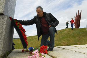 Субботник на мемориале «Взрыв» в Ломоносовском районе