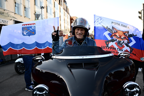 Губернатор возглавил мотопарад «Балтик Ралли» до государственной границы
