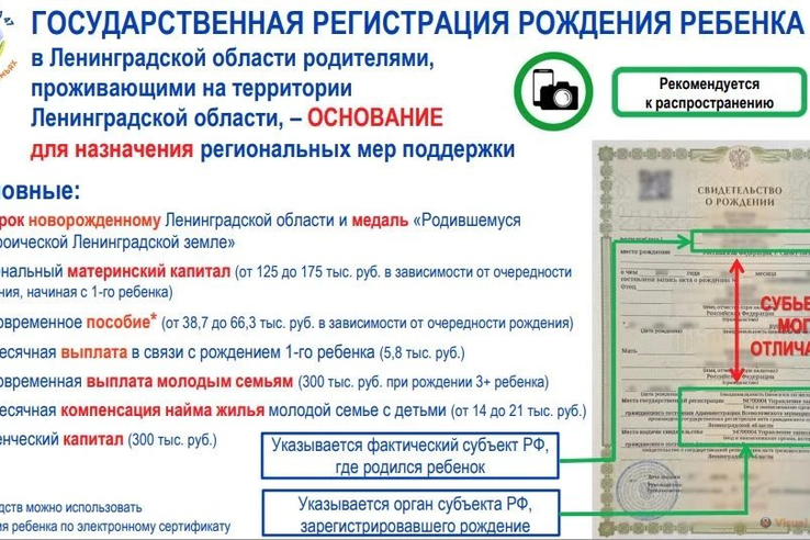 В Ленобласти расширяется система поддержки для семей с новорождёнными