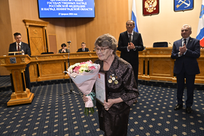 Торжественная церемония награждения государственными наградами Российской Федерации и наградами Ленинградской области