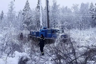 Энергетики Ленобласти устранили последствия снегопада