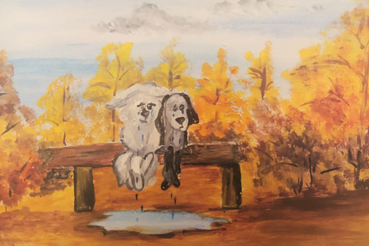 Любовь к животным ― в рисунках юных ленинградцев