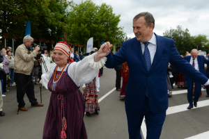 Празднование 88-й годовщины образования Ленинградской области в Тихвине