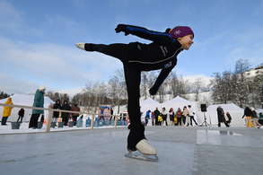 Старт первых зимних спортивных игр святого благоверного князя Александра Невского