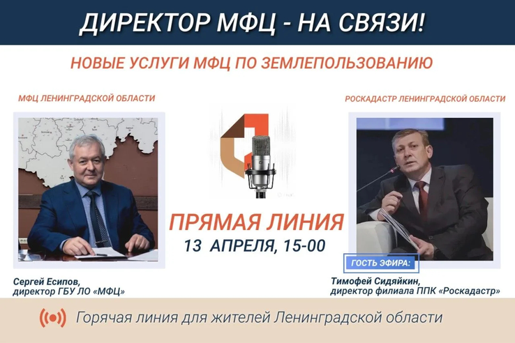 Горячая линия МФЦ и Роскадастра – о новых услугах