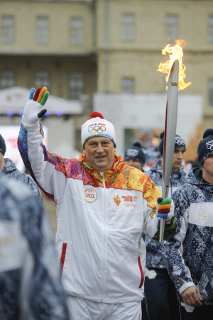 Эстафета Олимпийского Огня в рамках подготовки XXII Олимпийских Зимних Игр и XI паралимпийских Зимних Игр 2014 года в г. Сочи